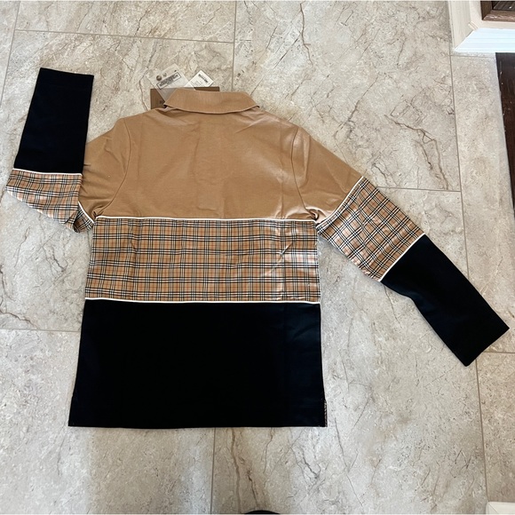Burberry Long Sleeve Gerry Polo Shirt For Boy - Picture 2 of 4